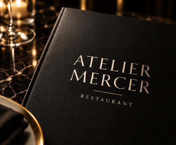 The menu cover
