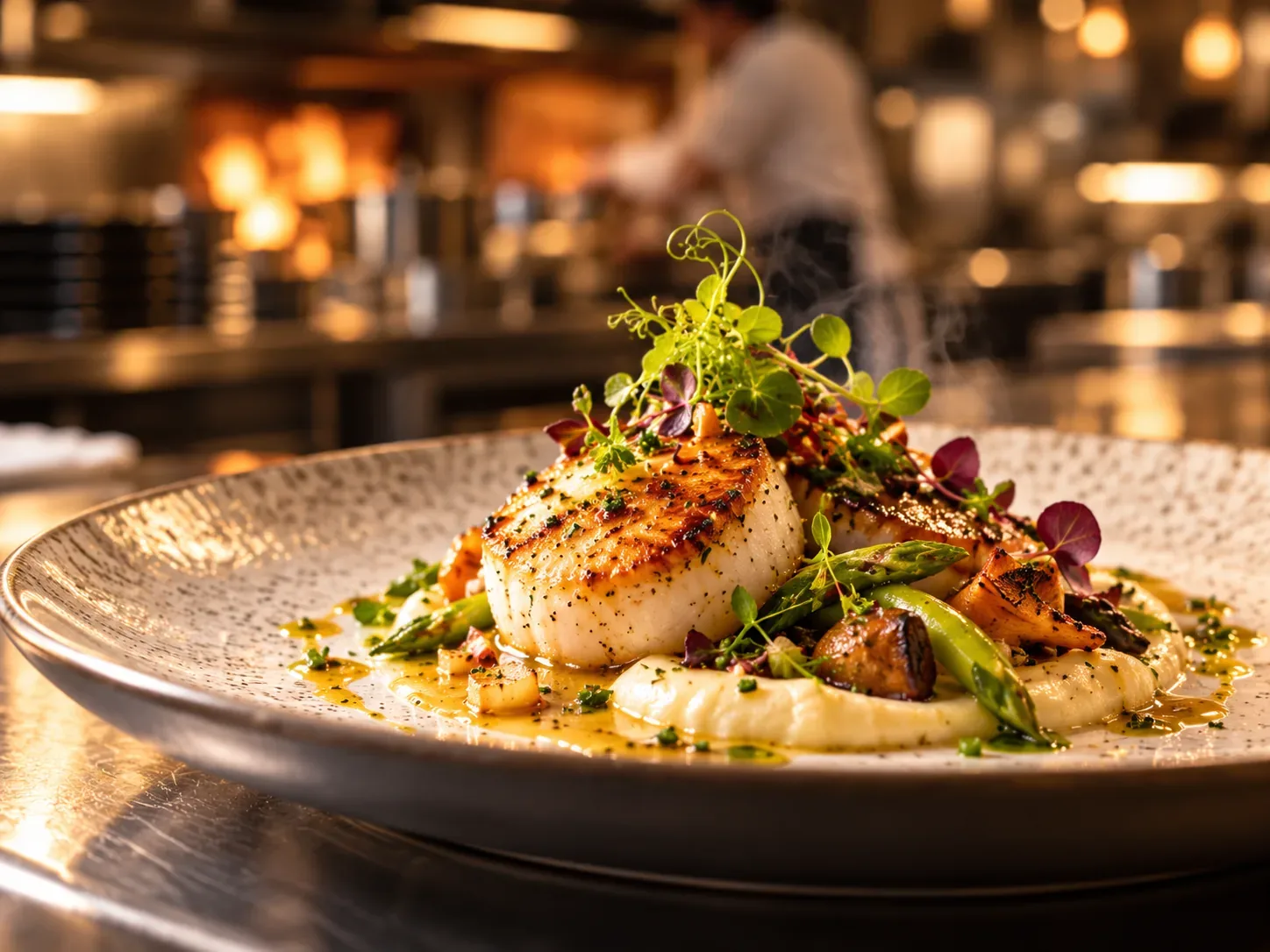 A signature plate at the pass